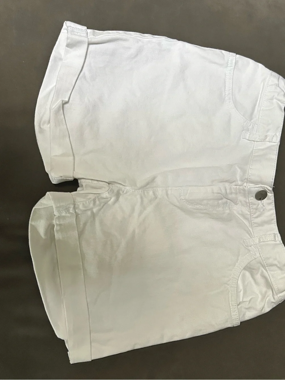 Classic Girls White and Yellow Shorts